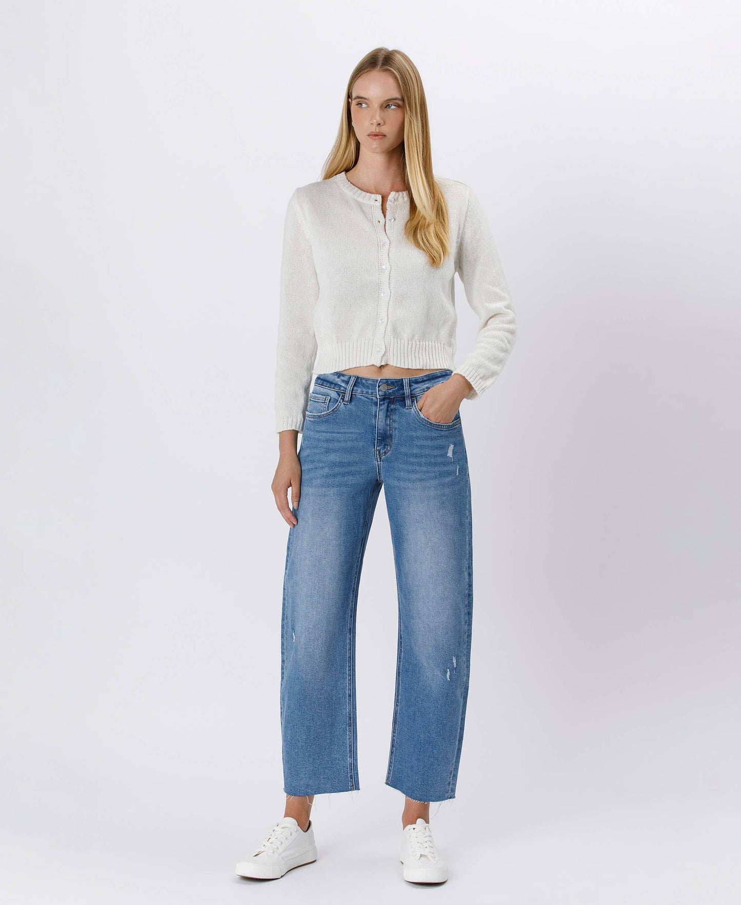 HIGH RISE MILD BARREL JEANS LV1520: HER POSSESSION / 29