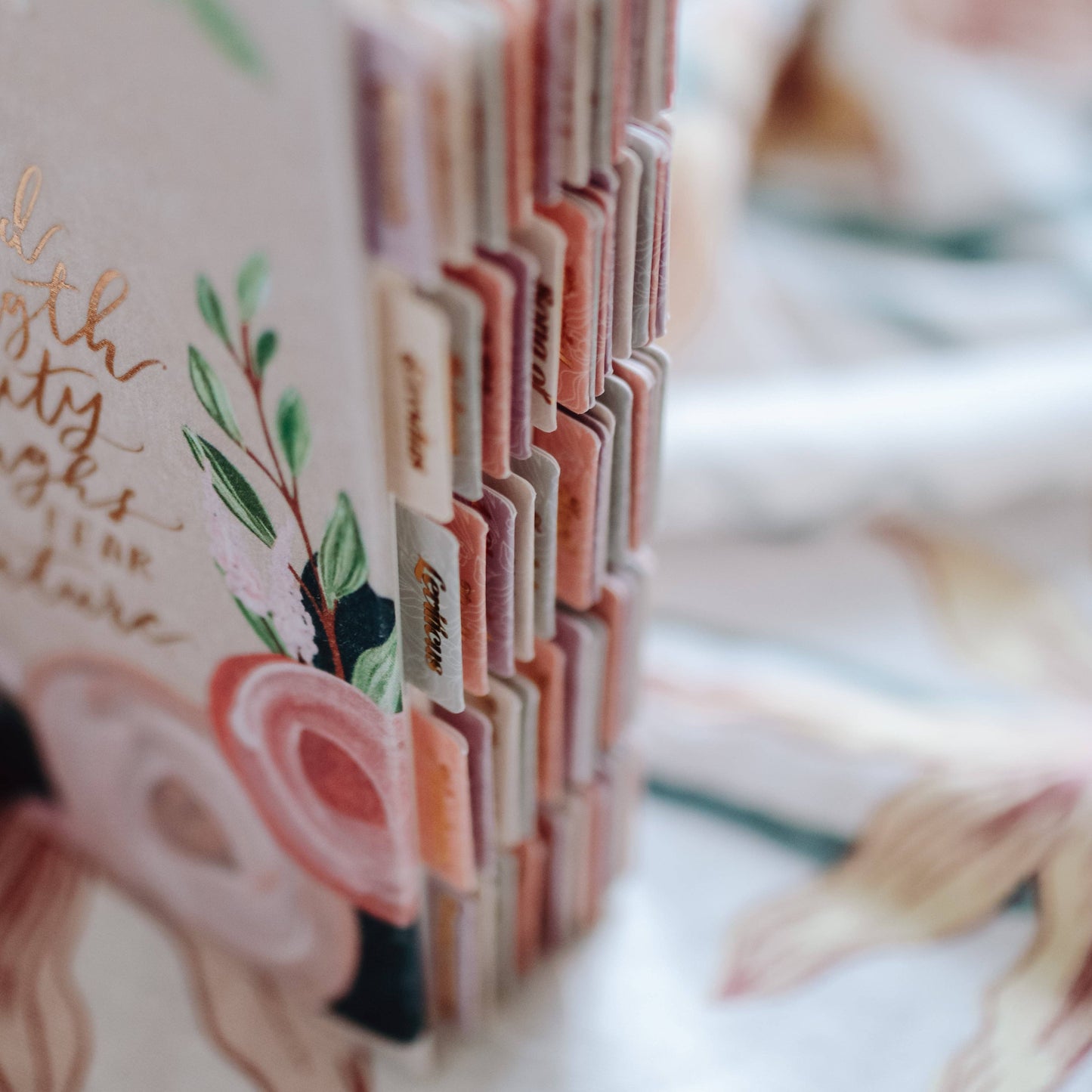 Pastel Floral Bible Tabs *FINAL SALE*