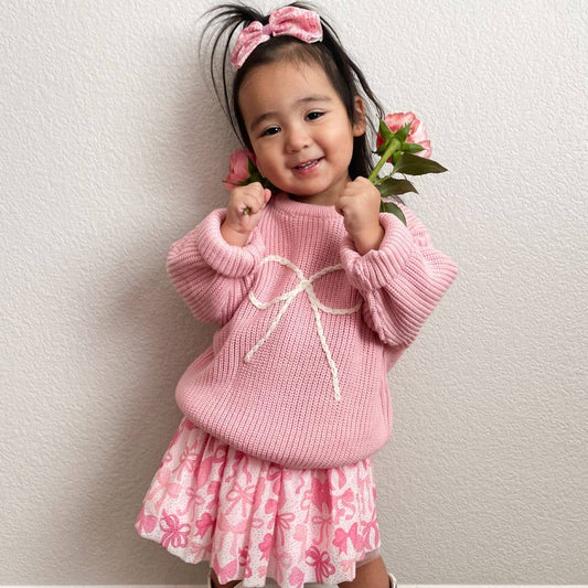 Pretty Bow Sweater- childrens