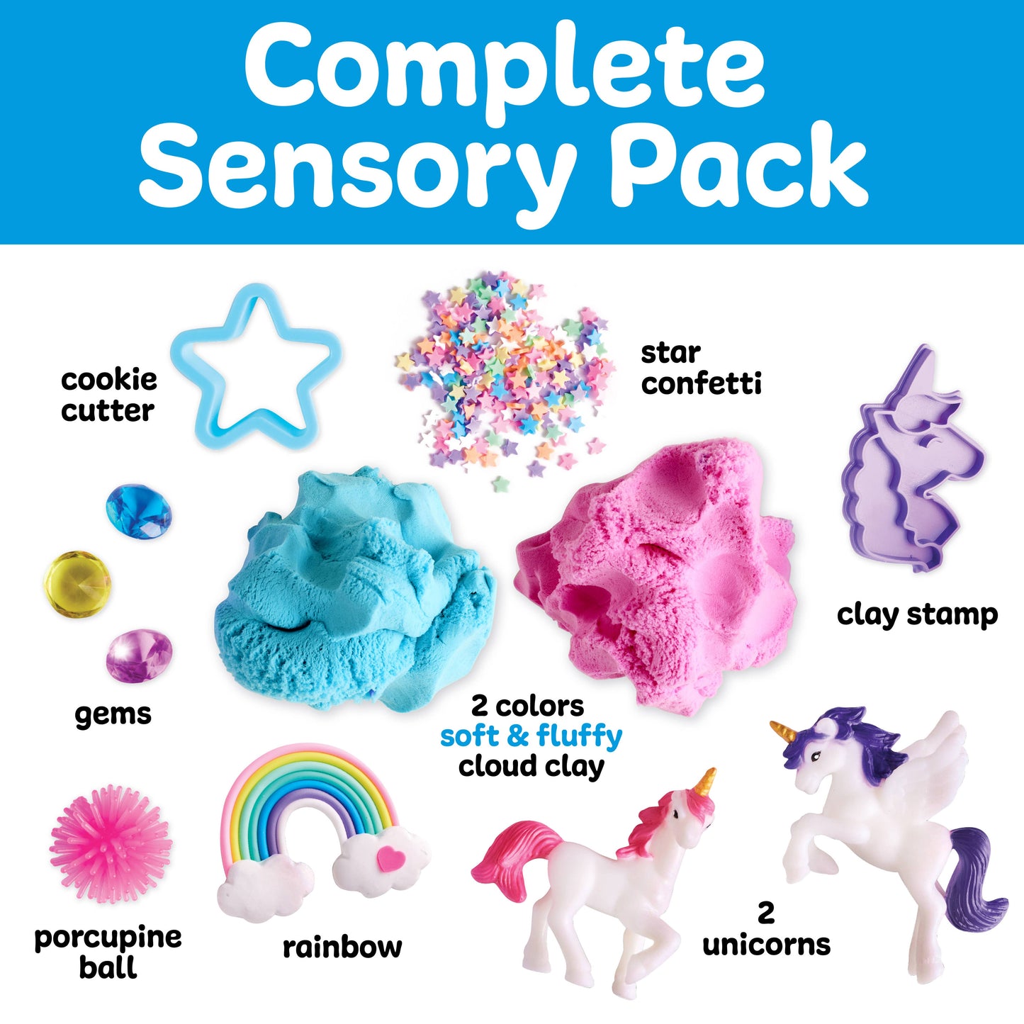 Unicorn On the Go Sensory Play Set for Kids