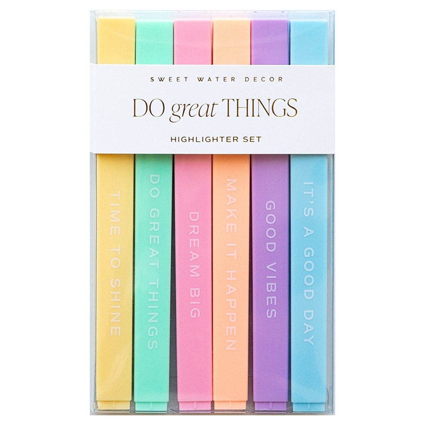 "Do Great Things" Highlighter Set