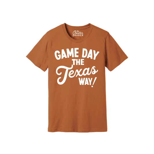 Game Day The Texas Way: Adult Graphic Tee