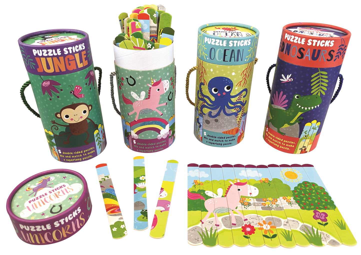 Unicorn Puzzle Sticks