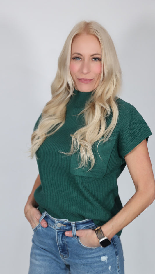 Apollo Knit Short Sleeve Sweater