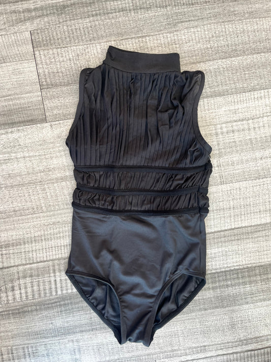 Mesh Pleated Leotard