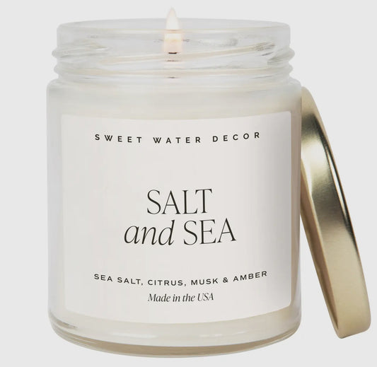 Salt and Sea Candle