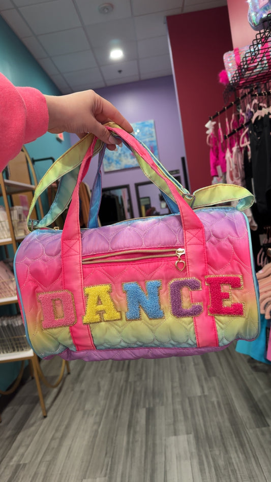 Heart Rainbow Roll Dance Bag