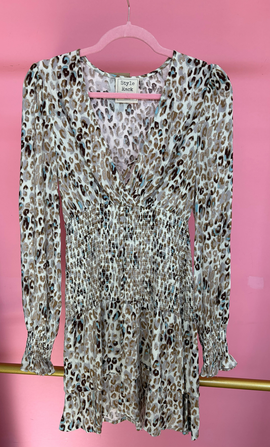Leopard Long Sleeve Dress