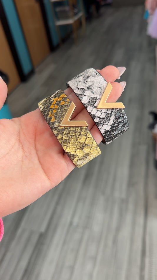 Snake Print Bracelet