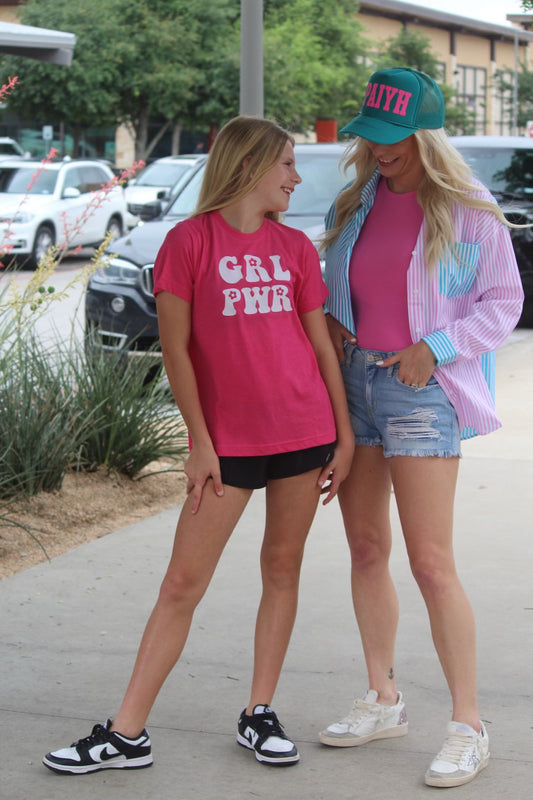 Contrast Striped Print Shirt