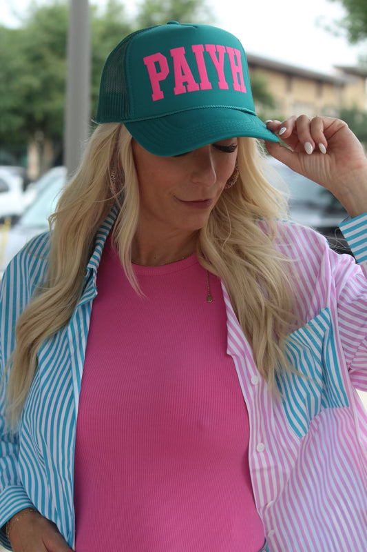 Contrast Striped Print Shirt