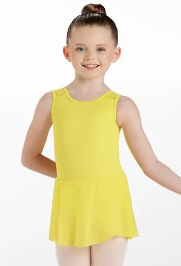 Kids Mesh Shoulder Dress