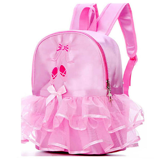 Pink Ballet Ruffle Backpack