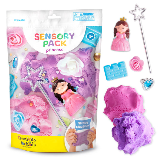 Princess On the Go Sensory Play Set for Kids