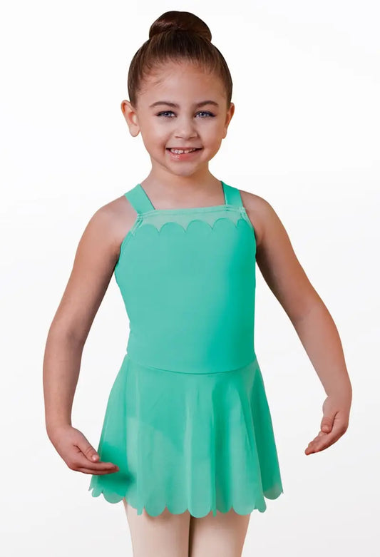 Kids Scalloped Dance Dress