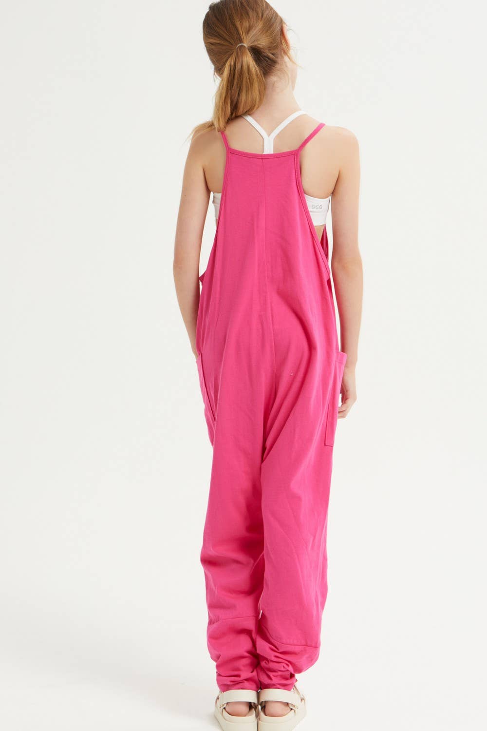 Sleeveless Pink Romper