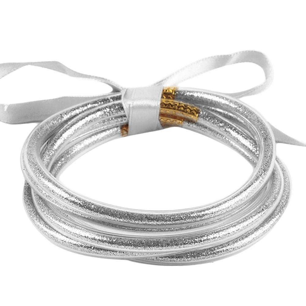 5PCS Glitter Jelly Tube Bangle Bracelets *FINAL SALE*