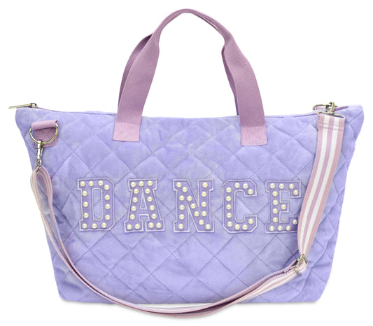 Purple Quilted DANCE bag