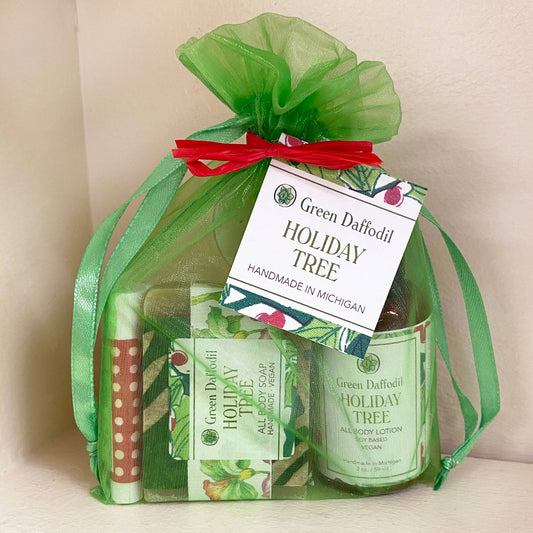 Holiday Tree Organdy Quartet Gift Set