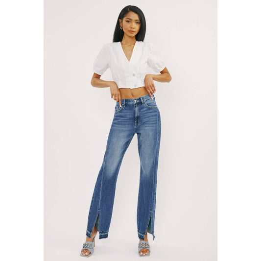 90s Straight Slit Jeans *FINAL SALE*