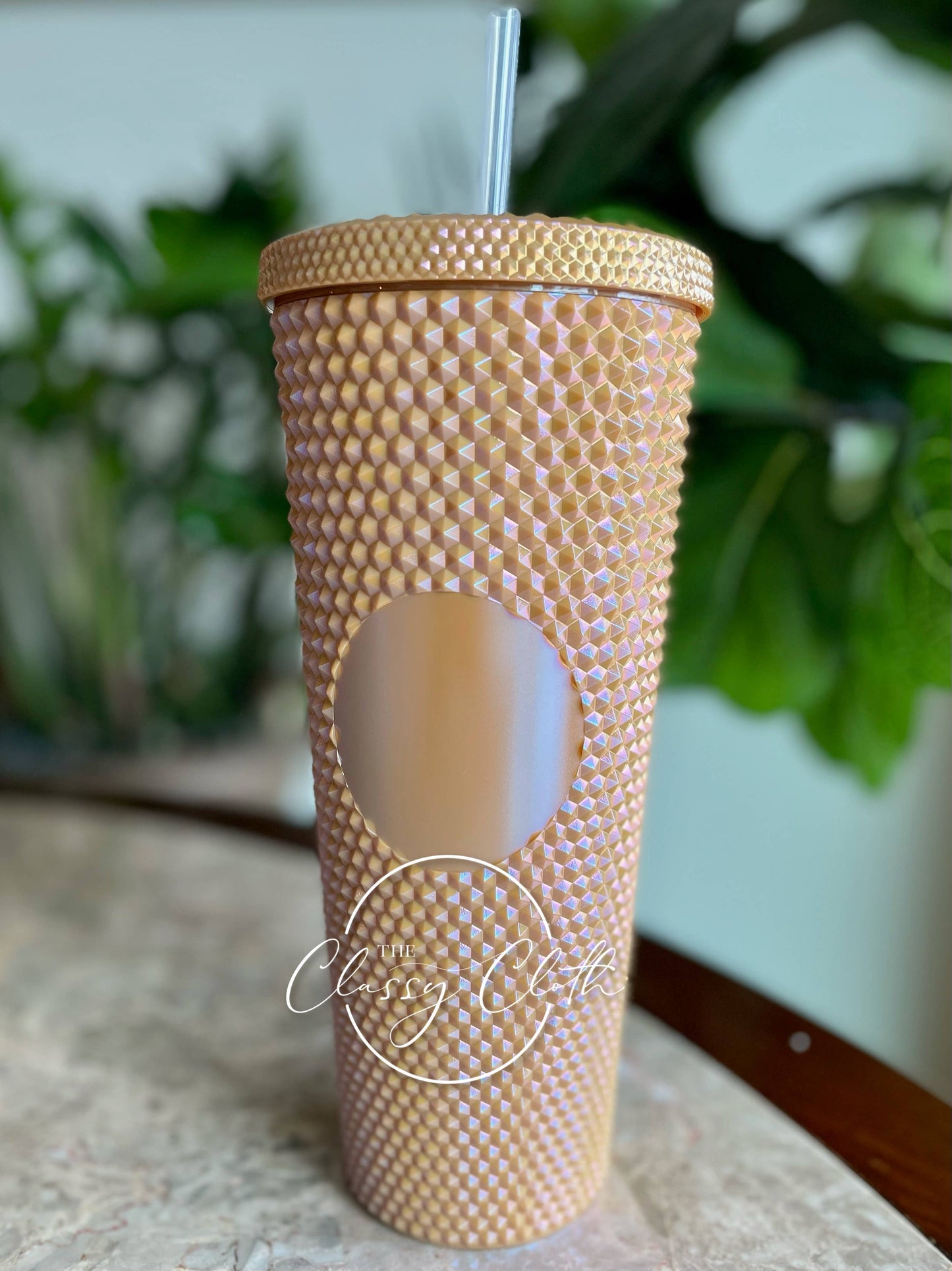 Gold Pearlized Tumbler *FINAL SALE*