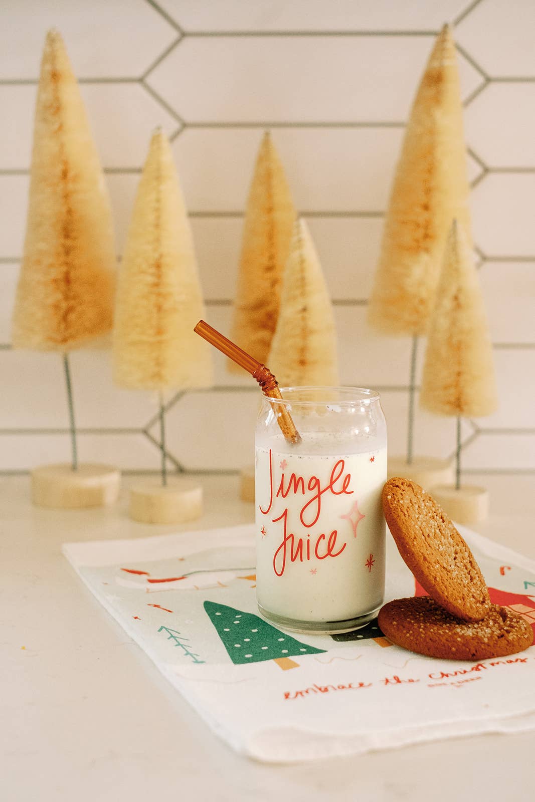Jingle Juice Glass | Christmas + Holiday