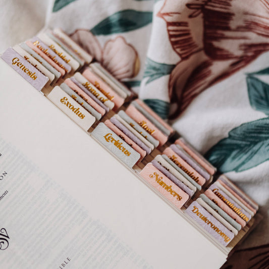 Pastel Floral Bible Tabs *FINAL SALE*