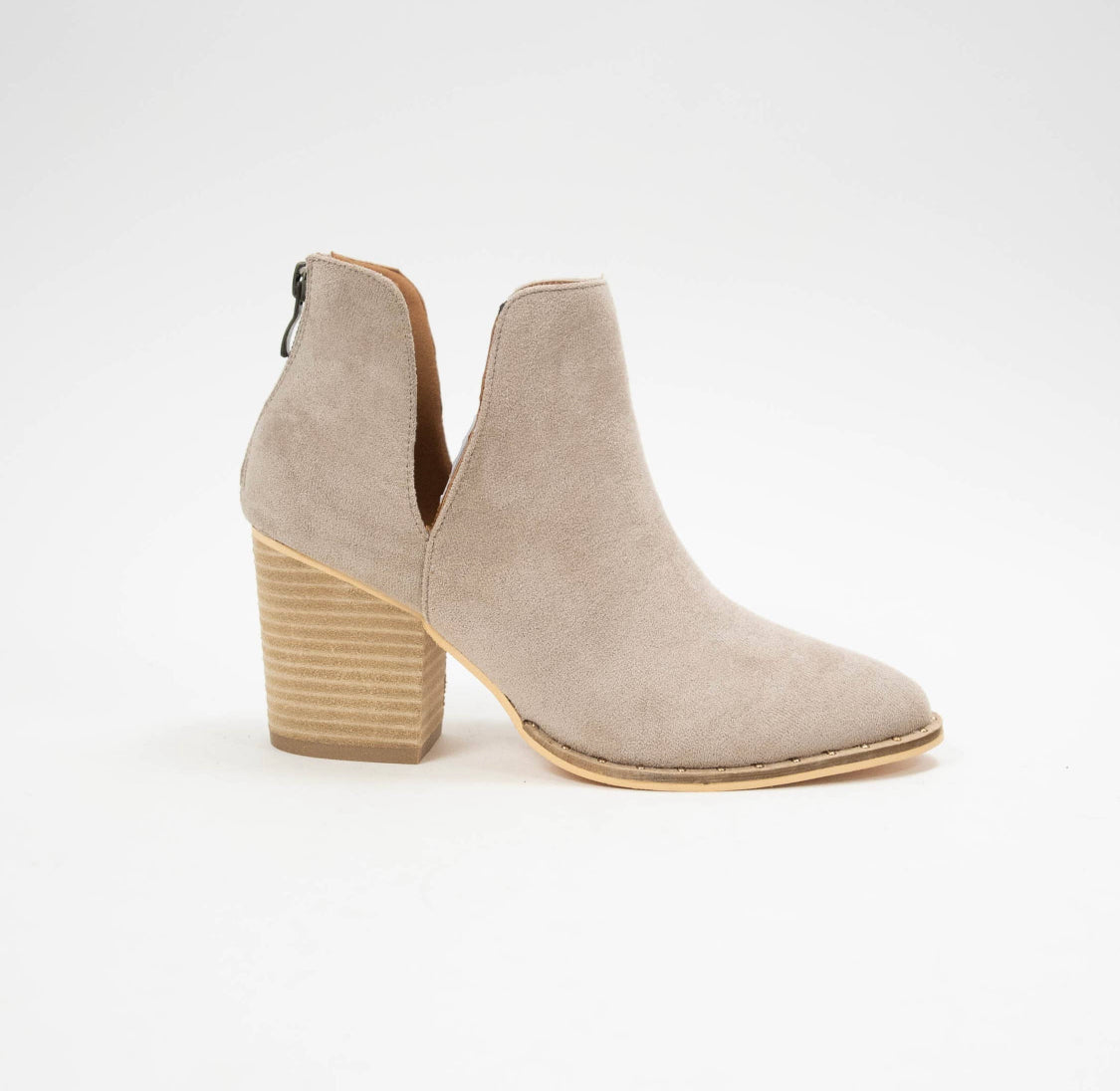 Studded Side Slit Booties *FINAL SALE*