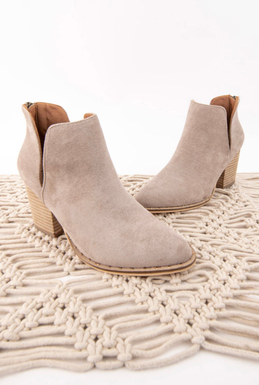 Studded Side Slit Booties *FINAL SALE*