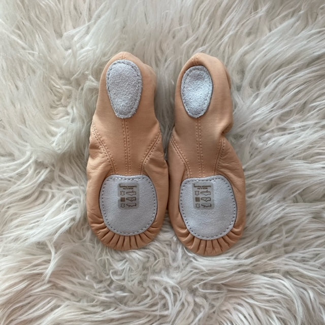397 Youth Stretch Split Sole Leather Ballet Shoe