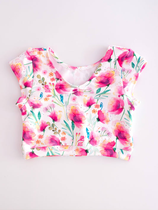 Watercolor Crop Top *FINAL SALE*
