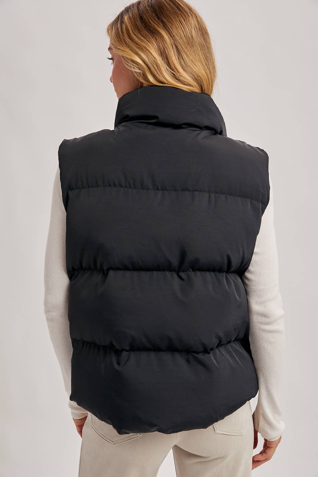Puffer Vest:  Black