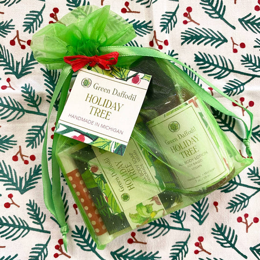 Holiday Tree Organdy Quartet Gift Set