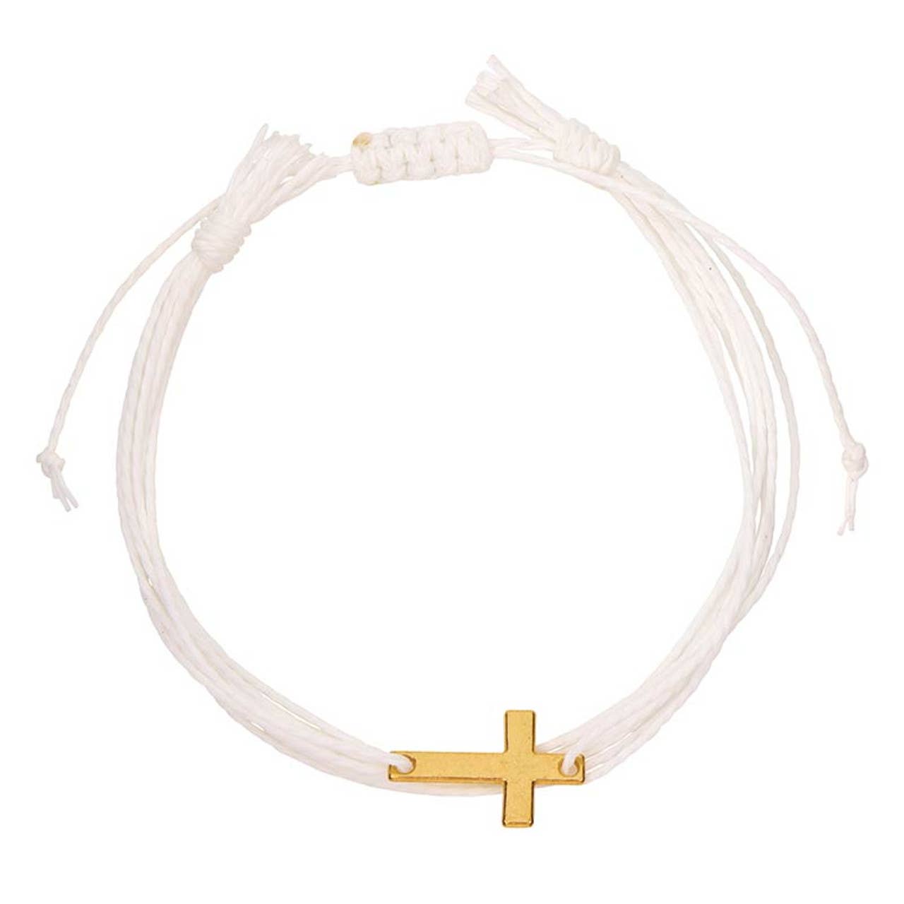 Faithful Findings Woven Cross Bracelets