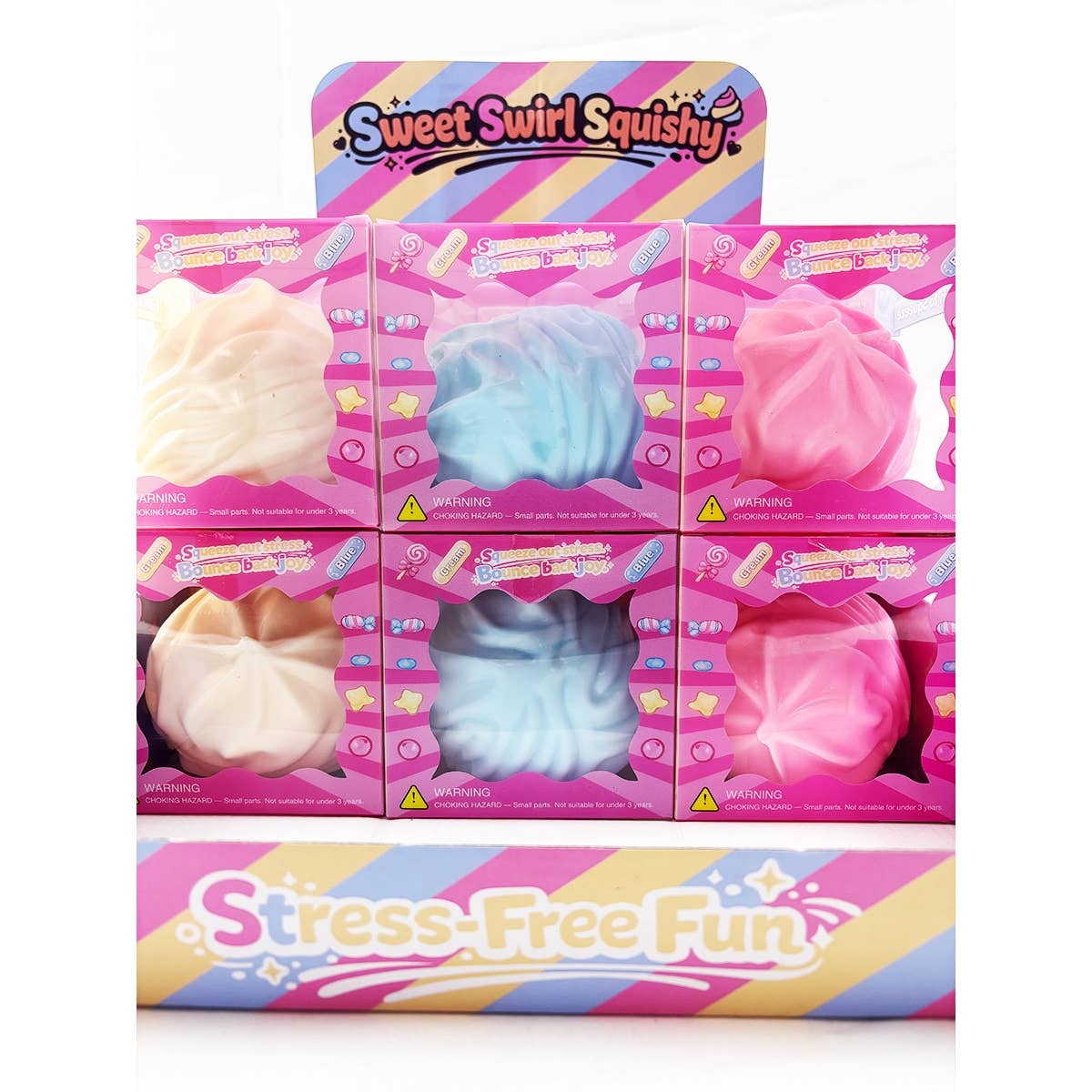 Jumbo Squishy Cream Roll