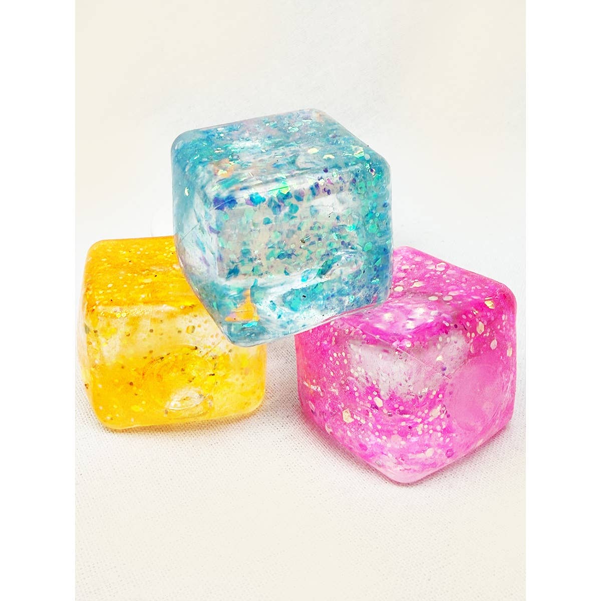 Glitter Cube Squish