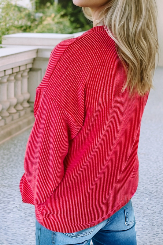 Merry Top: Holiday Red