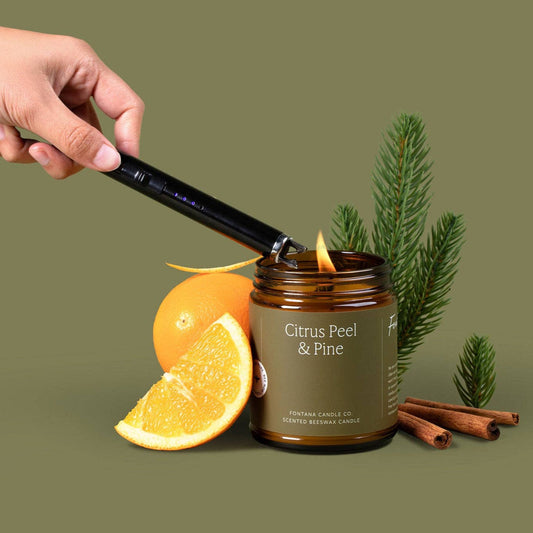 Citrus Peel & Pine Beeswax & Essential Oil Jar Candle: Jar Candle