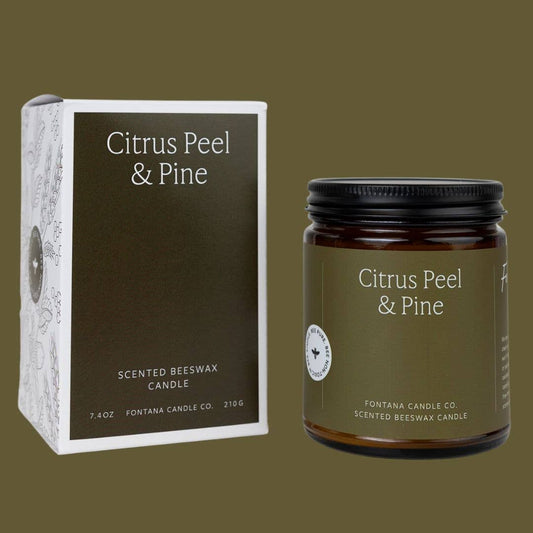 Citrus Peel & Pine Fontana Candle
