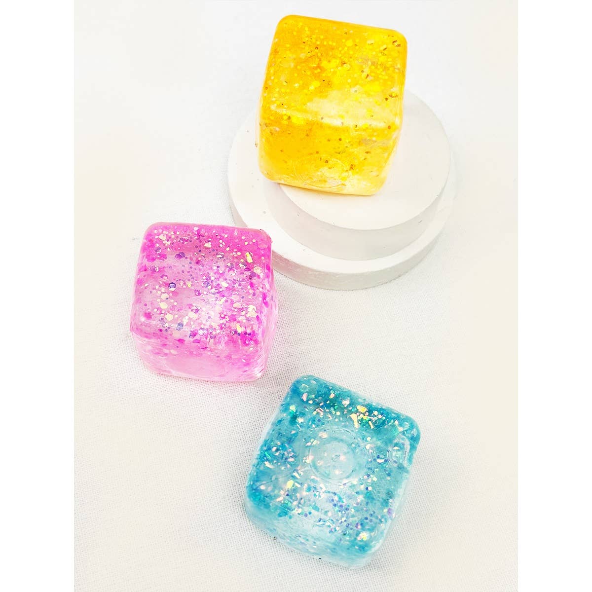 Glitter Cube Squish