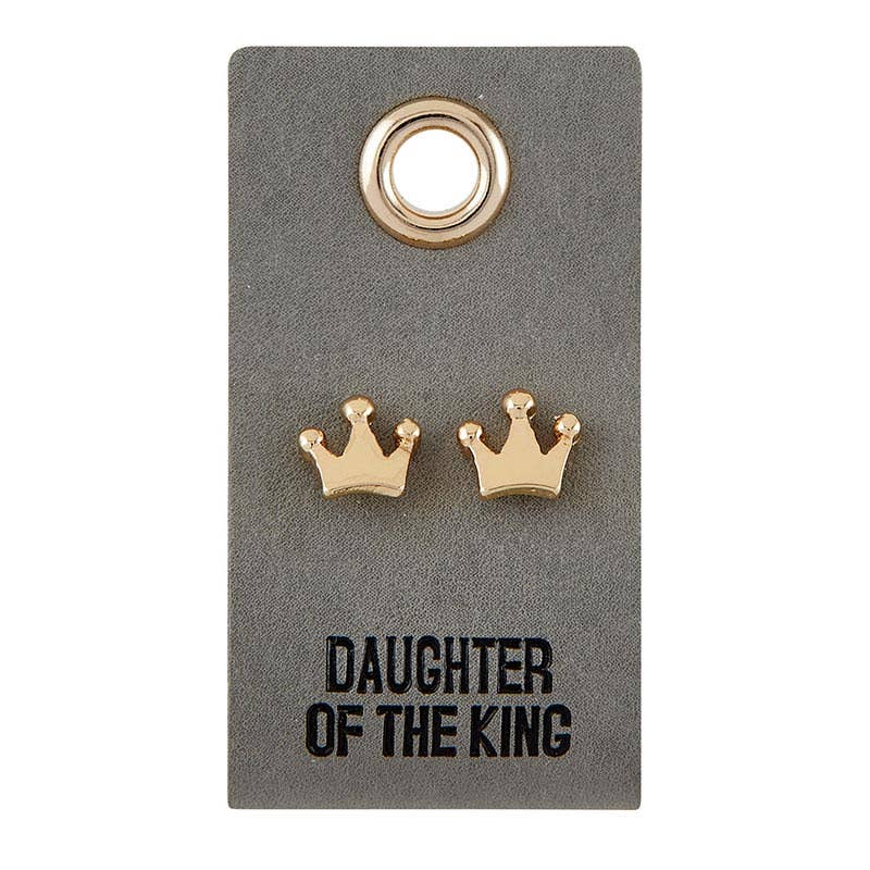 Crown Stud Earrings