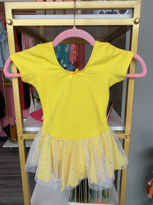 Short Sleeve Dress w/ Crystal Skirt *FINAL SALE*