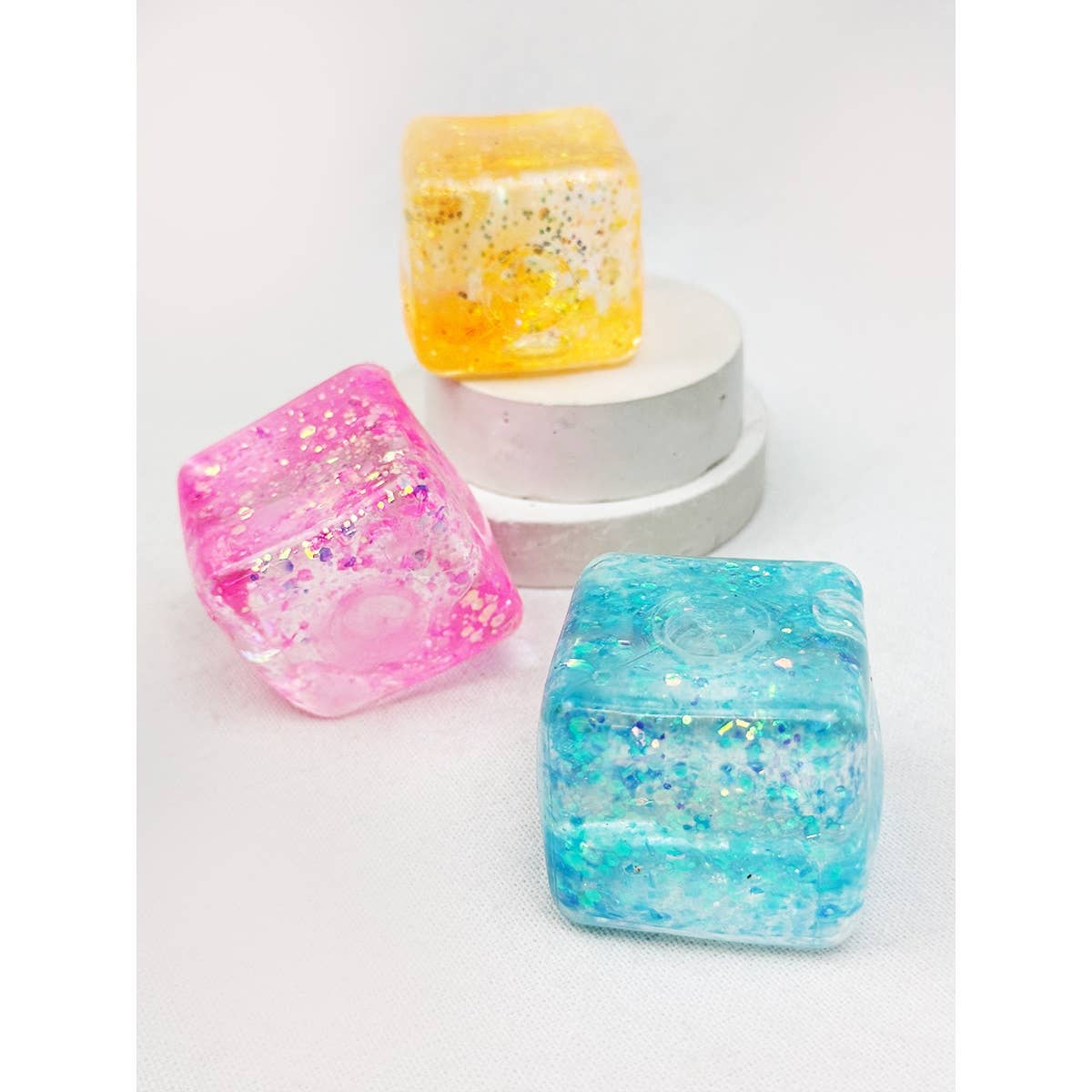 Glitter Cube Squish