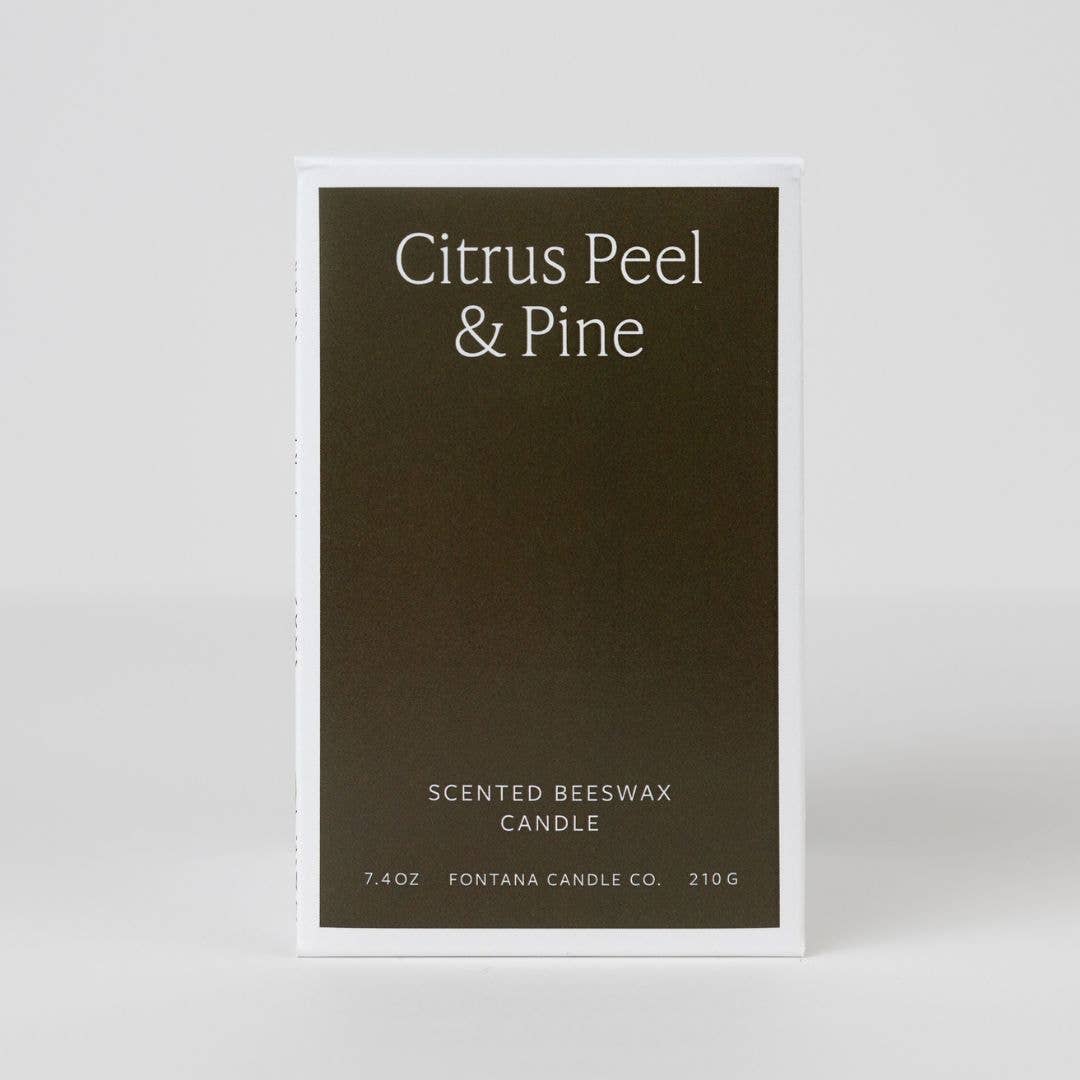 Citrus Peel & Pine Fontana Candle