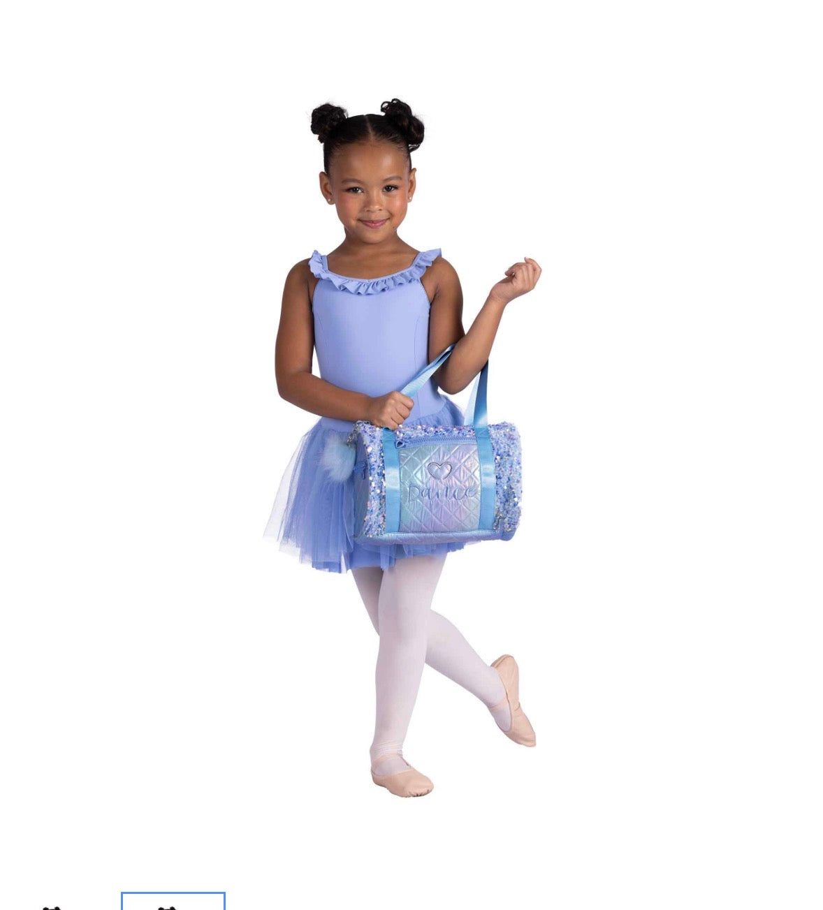 Sparkle my Heart Sequin Duffle- Blue