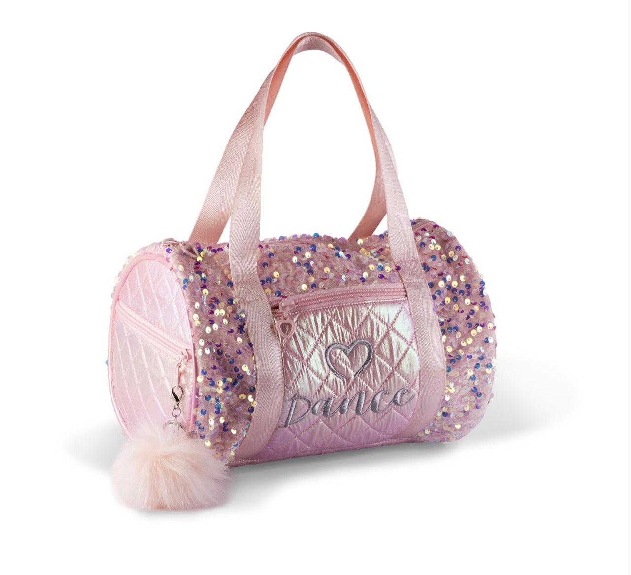 Sparkle my Heart Sequin Duffle- Pink