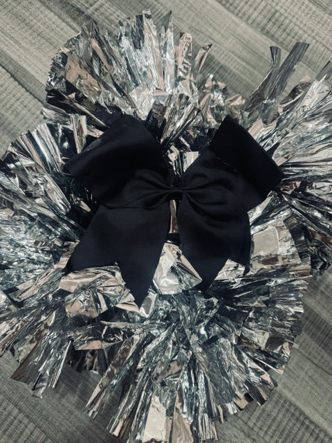 Cheer/ Hip Hop Poms and Bow