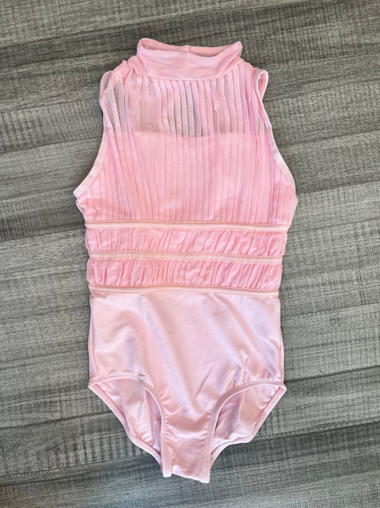 Mesh Pleated Leotard