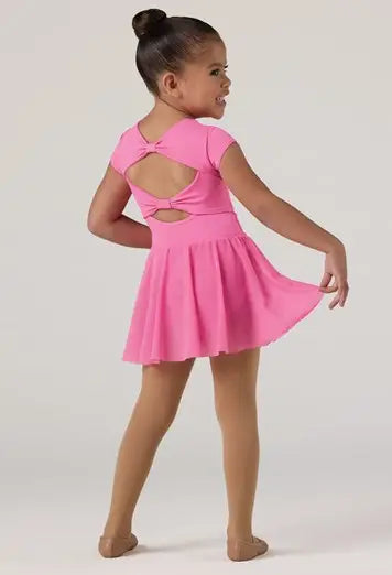 Cap Sleeve Bow Back Dress