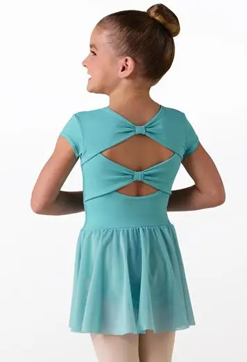 Cap Sleeve Bow Back Dress